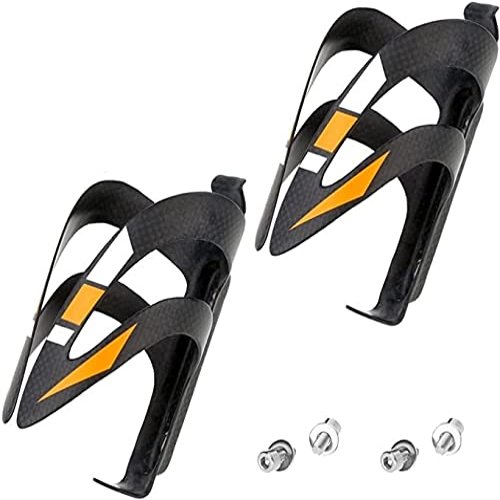 Dongng Bike Water Bottle Holder 2pcs Full Carbon Fiber Bike Bottle Cage Bicycle Water Bottle Holder Cage for Road Bike Mountain Bicycle accessoires Outdoor Essentials (Color : C)