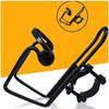Dongng Bike Water Bottle Holder Universal Purpose Stainless Steel Water Cup Holder Special Cup Holder Bicycle Bottle Holder Outdoor Essentials (Color : Black) view 3