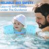 Double Couple Toddler Swim Vest with Sleeves Cartoon Adjustable Strap Swimming Jacket Pool Floaties for Kids 20-50 Pounds Boys and Girls Child view 2