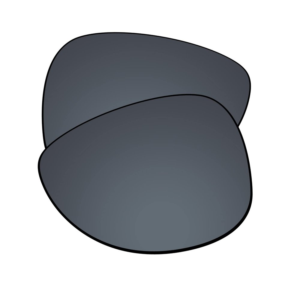 EZReplace Lenses Replacement for Oakley Crosshair New 2012 OO4060 Sunglasses (AR Polarized Lenses) - Fits Oakley Crosshair New 2012 Frame (Updated Polycarbonate AR Coated Mirror Black)