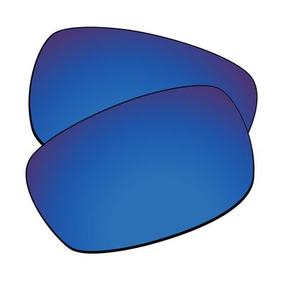 EZReplace Lenses Replacement for Oakley Crosshair 2.0 OO4044 Sunglasses (AR Polarized Lenses) - Fits Oakley Crosshair 2.0 Frame (Updated Polycarbonate AR Coated Royal Blue)