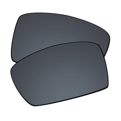 EZReplace Lenses Replacement for Oakley Crankshaft OO9239 Sunglasses (AR Polarized Lenses) - Fits Oakley Crankshaft Frame (Updated Polycarbonate AR Coated Mirror Black)