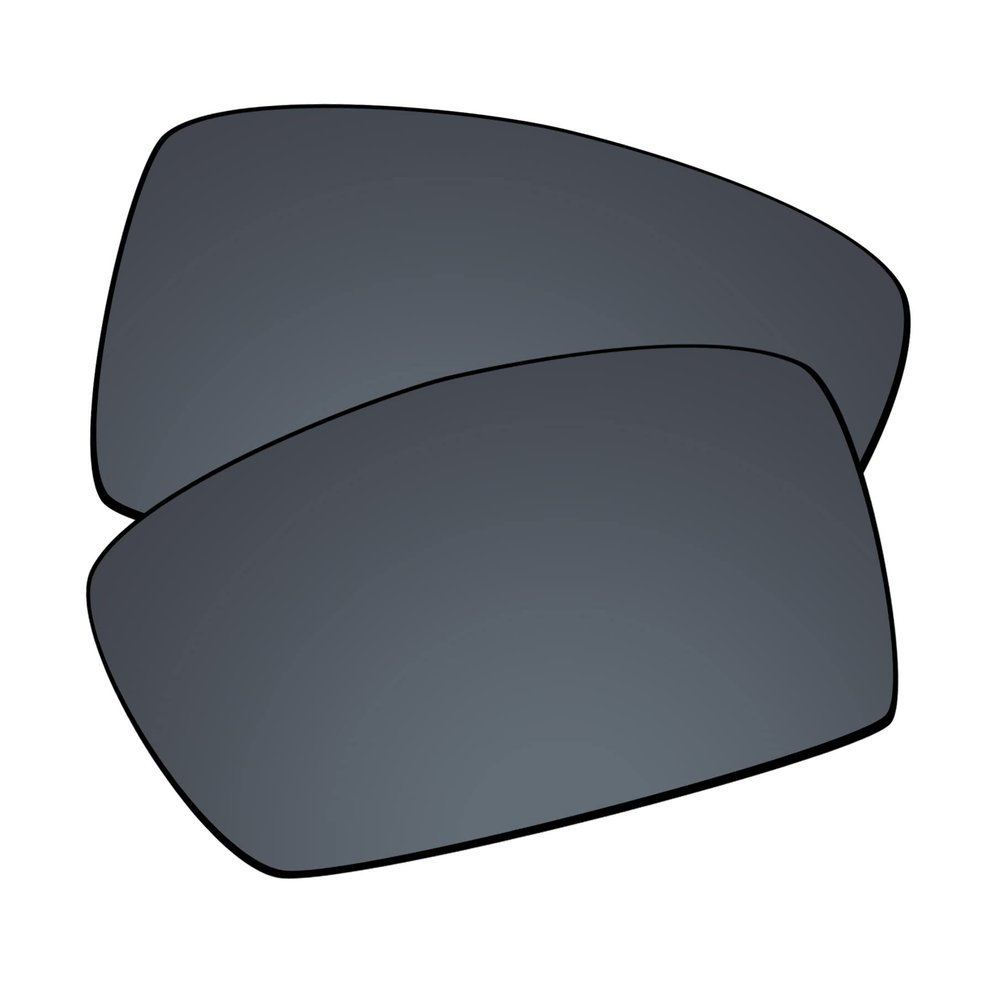 EZReplace Lenses Replacement for Oakley Crankshaft OO9239 Sunglasses (AR Polarized Lenses) - Fits Oakley Crankshaft Frame (Updated Polycarbonate AR Coated Mirror Black)
