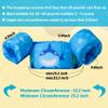 Double Couple Toddler Swim Vest with Sleeves Cartoon Adjustable Strap Swimming Jacket Pool Floaties for Kids 20-50 Pounds Boys and Girls Child view 4