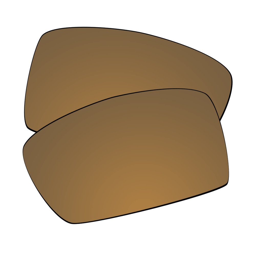 EZReplace Lenses Replacement for Oakley Crankshaft OO9239 Sunglasses (Polarized Lenses) - Fits Oakley Crankshaft Frame (Flash Bronze)