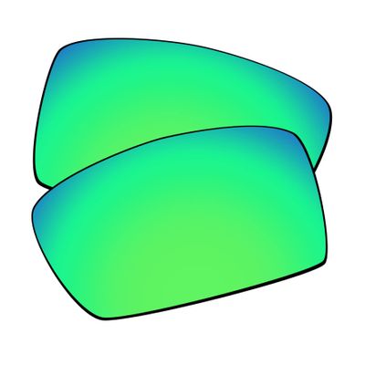 EZReplace Lenses Replacement for Oakley Crankshaft OO9239 Sunglasses (AR Polarized Lenses) - Fits Oakley Crankshaft Frame (Updated Polycarbonate AR Coated Spring Green)