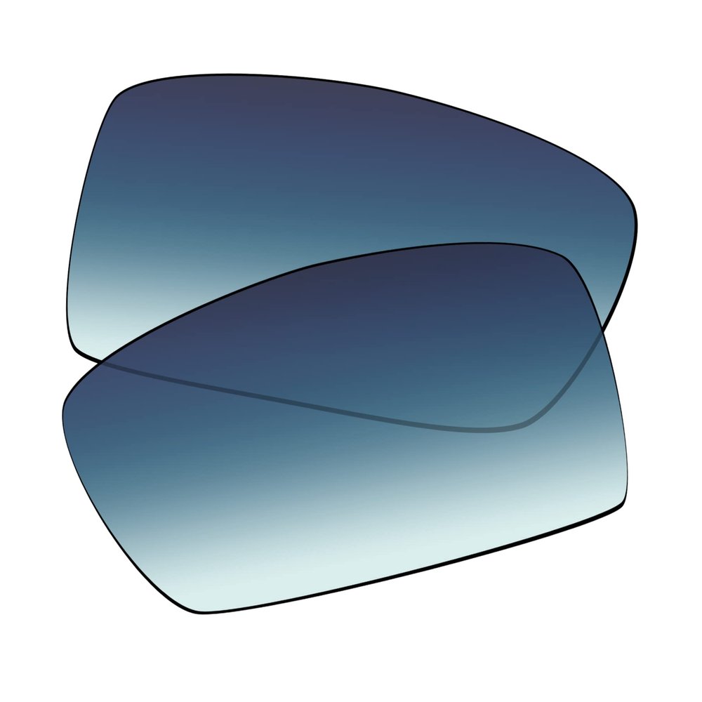 EZReplace Lenses Replacement for Oakley Crankshaft OO9239 Sunglasses (Polarized Lenses) - Fits Oakley Crankshaft Frame (Blue Gradient)