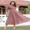 TreegoArt Women's Cotton 3/4 Sleeve A-Line Maternity Kurti for Girls and Women -(GAM3K-XXL) Grey view 2
