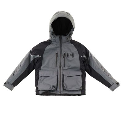 Clam Ice Armor Youth Rise Float Parka  S | Waterproof & Insulated Ice Fishing Jacket with MotionFloat Safety for Young Anglers