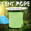 Camping Ropes Roller, 2.5mm Reflective Guy Line Lightweight Tent Cords Outdoor Gear String with Fluorescent Silk for Tarp Canopy Shelter Camping view 2