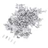 100PCS Fishing Single Barrel Aluminium Crimp Sleeves for Monofilament Line1/1.2/1.4mm (1.4mm) view 4