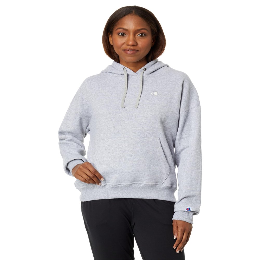Champion Women's Hoodie, Fleece Hoodie, Sweatshirt for Women, C Logo (Reg. or Plus)