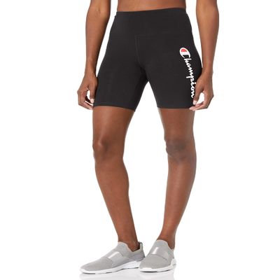 Champion womens 7" Everday Bike Shorts, Black-550761, X-Small US