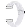 TryBest Woven Nylon Band Compatible with Fitbit Charge 2, Women Men Nylon Sport Wristband Adjustable 5.3-8.3 inch Soft Elastic Knit Strap Compatible with Fitbit Charge 2 - White view 2