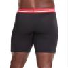 Champion Mens Briefs, Performance Stretch, Moisture Wicking, Multi-pack Boxer, Long Leg - Black - 3 Pack, Medium US view 4