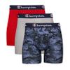 Champion Men's Underwear Boxer Briefs, Cotton Stretch, Total Support Pouch, Moisture-Wicking, No Ride-Up Fit, 3-Pack view 1