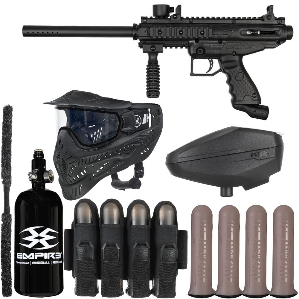 Action Village Tippmann Stormer Tactical Rivalry Paintball Gun Package Kit (Black)