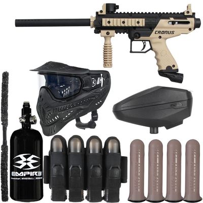 Action Village Tippmann Stormer Tactical Rivalry Paintball Gun Package Kit (Dark Earth)