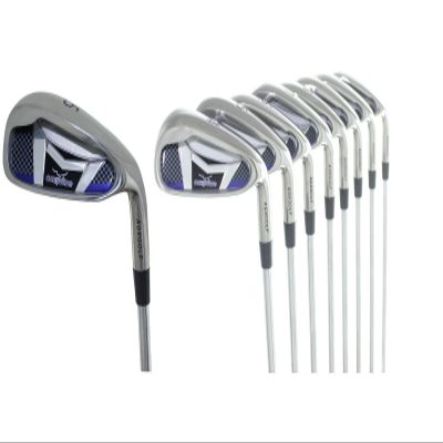 AGXGOLF Men's Right Hand Regular Flex, Regular Length Same Length Tour Irons Set wGraphite Shafts; One Swing 4-9 Irons + Pitching Wedge + Bonus Sand Wedge, USA Built