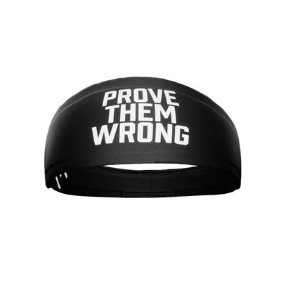Elite Athletic Gear Unisex Headband/Sweatband. Multiple Designs! Sports, Fitness, Working Out, Yoga. (Prove Them Wrong)