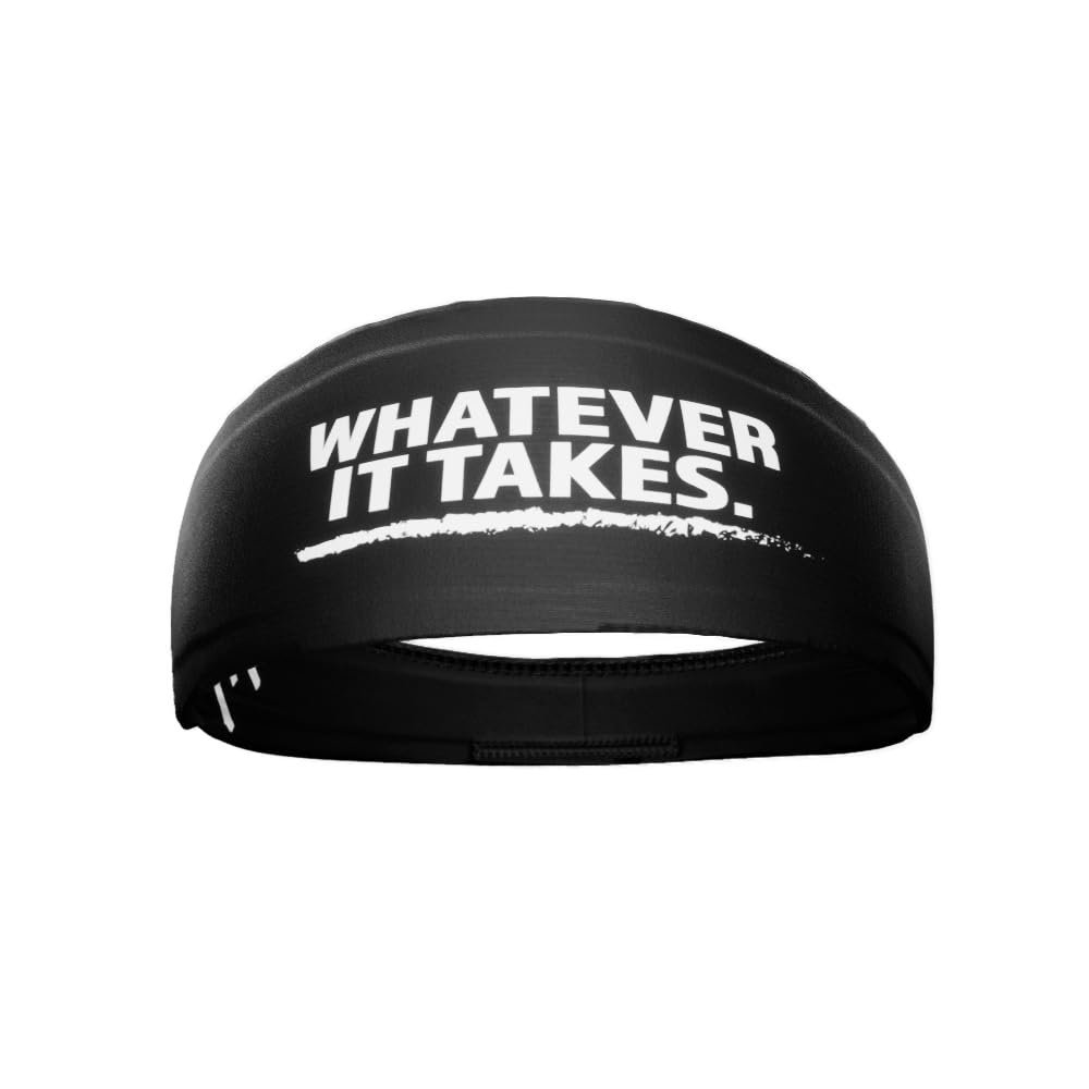 Elite Athletic Gear Unisex Headband/Sweatband. Multiple Designs! Sports, Fitness, Working Out, Yoga. (Whatever It Takes)