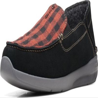 Clarks mens Gorwin Step Loafer, Black Suede, 8 US