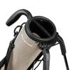 Orlimar Pitch n Putt Lightweight Sunday Golf Bag with Stand, Ultra-Light Carry Design, Two-Way Divider Top, Shoulder Strap, Compact Carry Golf Bag for Men & Women, Plaid Poly Mocha Brown view 2