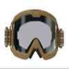 Rothco ANSI Rated OTG Goggles, Coyote Brown/Smoke view 1