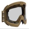 Rothco ANSI Rated OTG Goggles, Coyote Brown/Smoke view 3