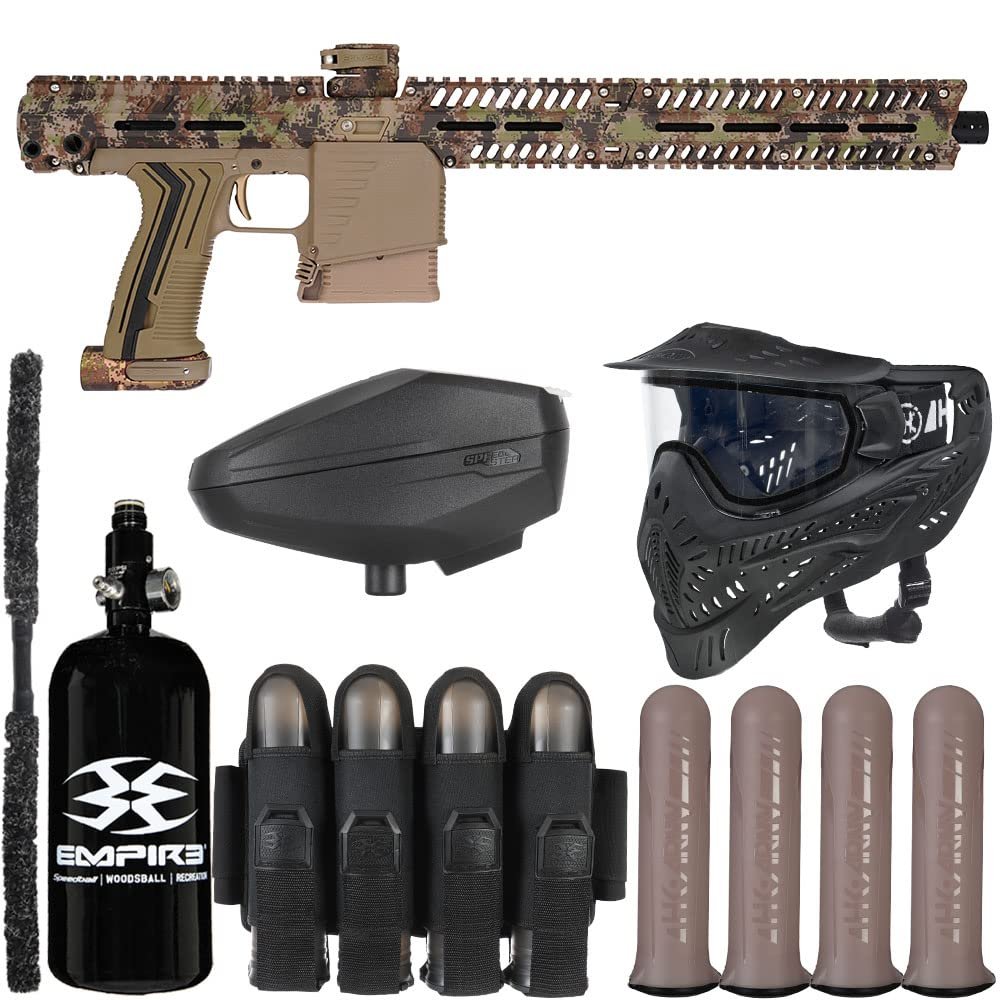 Action Village Planet Eclipse EMEK MF100 (PAL Enabled) Mag Fed Rivalry Paintball Gun Package Kit (HDE Earth)