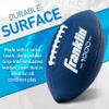 Franklin Sports Youth Pee Wee Kids Footballs- Synthetic Leather Youth Football for Kids - Outdoor All-Weather Balls - Extra Grip Ball - 1 Pack - Blue + White view 2