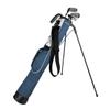 Orlimar Pitch n Putt Lightweight Sunday Golf Bag with Stand, Ultra-Light Carry Design, Two-Way Divider Top, Shoulder Strap, Compact Carry Golf Bag for Men & Women, Plaid Poly Azure Blue view 1