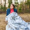 Ever Ready First Aid Mylar Rescue Blanket, Large Silver Thermal Sheet for Emergency and Survival, 54 x 84  5 Count view 3