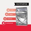 Ever Ready First Aid Mylar Rescue Blanket, Large Silver Thermal Sheet for Emergency and Survival, 54 x 84  5 Count view 4