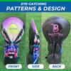 Big Strike Golf Club Cover - Synthetic Leather Headcover - Soft Velvet Lining - Golf Head Covers for Driver - Unique Golf Club Head Covers - Golf Accessories for Men and Woman view 3