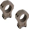 Monstrum Precision Picatinny Scope Rings | 1 inch Diameter | 1.35 inch Height | Flat Dark Earth view 1
