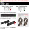 Monstrum Precision Picatinny Scope Rings | 1 inch Diameter | 1.35 inch Height | Flat Dark Earth view 2