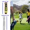 Orlimar Pitch 'N Putt Junior Golf Bag with Stand, Lime Green 25 Tall Ultra-Lightweight Kids Golf Club Bag for 7 or Fewer Clubs with 2 Way Divider Top 1 Zippered Pocket Shoulder Strap Carry Handle view 2