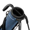 Orlimar Pitch n Putt Lightweight Sunday Golf Bag with Stand, Ultra-Light Carry Design, Two-Way Divider Top, Shoulder Strap, Compact Carry Golf Bag for Men & Women, Plaid Poly Steel Blue view 2