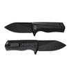 Petrified fish PF818,3.54" D2 Blade,104g G10 Handle Flipper Folding knife (Carbon fiber with G10 handle, Black stonewashed) view 4