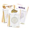 Score It Right Custom Baseball/Softball Lineup Cards  Personalized Lineup Cards  32-Pack 4 Part Carbonless Paper for Softball and Baseball  5.5 x 8.5-inch Cards (Goldenrod) view 1