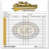 Score It Right Custom Baseball/Softball Lineup Cards  Personalized Lineup Cards  32-Pack 4 Part Carbonless Paper for Softball and Baseball  5.5 x 8.5-inch Cards (Goldenrod) view 3