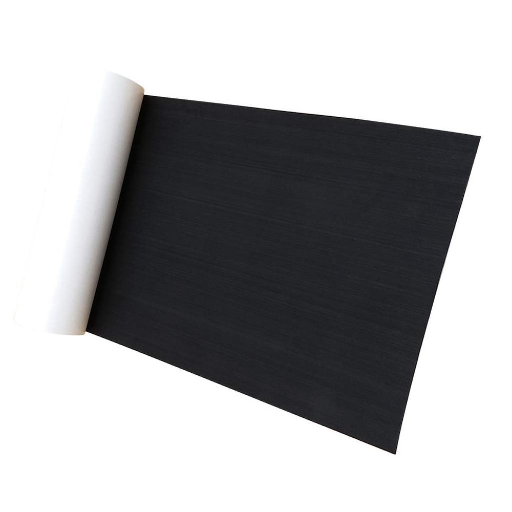 Backbayia Teak Decking Sheet Non-Skid Foam Artificial Teak Sheets for Yacht Boat Flooring Mats