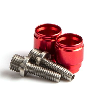 Bike Hydraulic Disc Brake Oil Needle Olive Head Kit heyous 2 Sets Bicycle Disc Brake Aluminum Alloy Olive and Steel Connecting Insert Kit for Brake Replacement Part