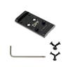 DPP Titanium Adapter Plate for Glock 17 19 MOS Holosun 407K/507K/EPS Carry/EPS/RomeoZero view 1