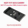 DPP Titanium Adapter Plate for Glock 17 19 MOS Holosun 407K/507K/EPS Carry/EPS/RomeoZero view 4