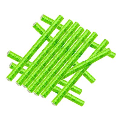 ihreesy 12PCS Bike Spoke Reflectors,ABS Bicycle Wheel Spoke Reflector Decoration Mount Clips Night Warning Strip Bicycle Spoke Reflectors for Mountain Bikes,Green