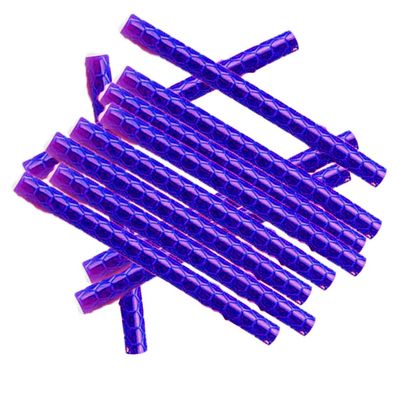 ihreesy 12PCS Bike Spoke Reflectors,ABS Bicycle Wheel Spoke Reflector Decoration Mount Clips Night Warning Strip Bicycle Spoke Reflectors for Mountain Bikes,Purple