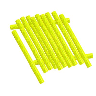ihreesy 12PCS Bike Spoke Reflectors,ABS Bicycle Wheel Spoke Reflector Decoration Mount Clips Night Warning Strip Bicycle Spoke Reflectors for Mountain Bikes,Yellow