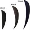 AMEYXGS 50 Pcs 3/4/5 Inch Archery Arrow Fletching Turkey Feather Fletching Right Wing Left Wing Feather Real Arrow Vanes for Hunting Arrow Accessories DIY Archery view 3
